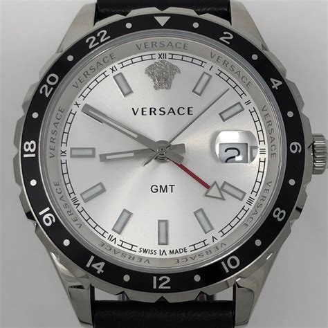 versace herrenuhr hellenyium gmt|versace hellenyium silver.